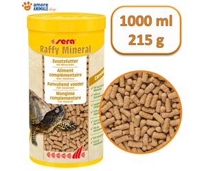Sera Raffy Mineral Mangime completo in granuli per Tartarughe - 250 e 1000 ml