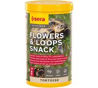 Sera Tortue Flowers & Loops Snack 1000ml / 150g Cibo per Tartarughe
