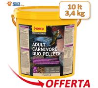 Sera reptil Carnivor Nature 10 litri (3,3 Kg) - Mangime per Rettili Carnivori