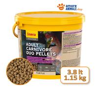 Sera Turtle Adult Carnivor Duo Pellets 3,8 litri (1,15 Kg)