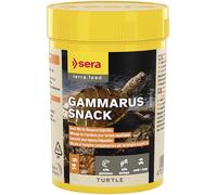 sera Turtle Gammarus Snack 100ml (14g) | Snack mangime tartarughe acqua carnivore | Con gammarus, krill e gamberetti | Integrazione ricca di proteine | Mangime tartarughe | Cibo per tartaruga