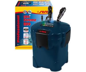 Sera UVC Xtreme - Filtro Esterno con Controllo elettronico per acquari, con UV-C da 5 Watt Integrato con Amalgama, Che Riduce Agenti patogeni, parassiti e la Crescita di alghe nell'acquario