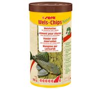 sera Wels-Chips Nature Mangime per Ancistrus e Loricaridi - Set %: 2 x 1 L