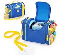 Seracle Custodia per toniebox Tonie e Tonies, cuffie, stazione di ricarica e altri accessori, Blu, Custodia per il trasporto