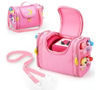 Seracle Custodia per toniebox Tonie e Tonies, cuffie, stazione di ricarica e altri accessori, rosa., Custodia per il trasporto