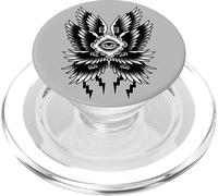 Serafino Angelo x Ali x Occhi Blackwork Traditional Flash PopSockets PopGrip per MagSafe