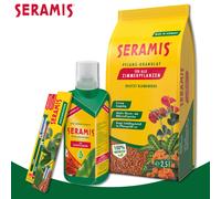 Seramis 3er-Set:Pflanz-Substrat+Piante Fiorite Vitalnahrung + Affidabile