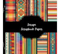 Serape Scrapbook Paper, Mexican Junk Journal Paper, Colorful Abstract Decorative Paper, DIY Projects, Origami, Collage Sheets, Decoupage Paper, 10 Designs, Double SIded