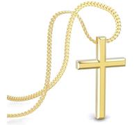 SERASAR Collana Croce Donna Oro Catena Gesù Gioiello Regalo Mamma