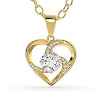 SERASAR Collana d'argento Cuore Donna Argento 925 Argento 18 carati Gioielli Donna Catena Donna 925 Con Ciondolo Scatola Gioielli Idea Regalo Festa della Mamma Regalo Natale 30 Compleanno Donne
