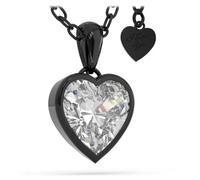 SERASAR Collana da donna in argento 925 Collana da donna Collana da donna Collana da ragazza Gioielli Collana a cuore Regali per ragazze Giorno delle nozze Cerchio da collo in argento