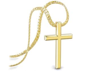 SERASAR Collana Premium da Uomo [Faith] | Acciaio Chirurgico 316L | Impermeabile | Catena Robusta a Cordoncino | Chiusura Sicura | Argento Oro Nero | Scatola per Gioielli Inclusa