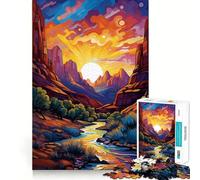 Serata estiva a Sion - Puzzle da 1000 pezzi per adulti - Gioco di logica e antistress - Taglio preciso - Regalo perfetto 38x26cm