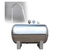 Serbatoi a pressione d acqua Serbatoio di pressione for pozzi d'acqua portatile, serbatoio di stoccaggio pressurizzato for acqua di pozzo completamente automatico((26.4Gal/100L)30.3x19.7"/77x50cm)