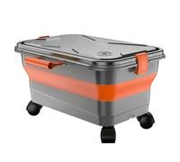 Serbatoi d'acqua per i dettagli mobili | 22L portatile di stoccaggio 'acqua Contenitore - Contenitore organizzatore pieghevole con rulli rotanti a 360 gradi per giardinaggio Family Outdoor Yard
