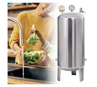 Serbatoi Di Pressione Serbatoio Di Stoccaggio Pressurizzato Verticale, Serbatoio A Pressione Con Kit Di Montaggio Per Pompa Da Pozzo, Approvvigionamento Idrico Multi-room(42.3Gal/160L(37.4x19.6in))