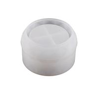 Serbatoi di stoccaggio di gioielli Contenitore in resina epossidica Contenitore Candy Organizer Box Stampo Decorazione Domestica Strumenti Decorazione Desktop Silicone Contenitore Stampo con Coperchio