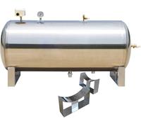 Serbatoi per Sistemi Idrici Serbatoi per Acqua A Pressione in Acciaio Inossidabile per Pompe per Pozzi d'Acqua Contenitori A Sacca per L'accumulo di, 300L/79.2Gal(135x65cm/53.1x25.6in)