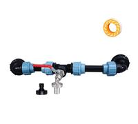 Serbatoi Set di connessione impilabile verticale Design resistente alle intemperie Uso esterno Flussi di peso Sistemi per contenitori Estensione serbatoio IBC alimentato a peso