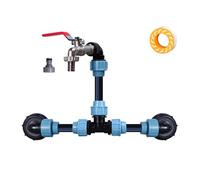 Serbatoi Set di connessione impilabile verticale Design resistente alle intemperie Uso esterno Flussi di peso Sistemi per contenitori Estensione serbatoio IBC alimentato a peso