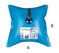 Serbatoio 60 lt. flessibili acqua potabile rettangolari lt. 60
