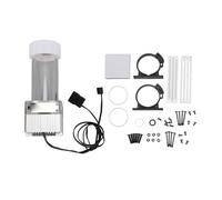 Serbatoio a pompa di raffreddamento ad acqua ad alte prestazioni da 30 mesh filtro levitazione magnetica a sine azionamento 125 ml di capacità G1/4 pc di raffreddamento ad acqua (Argento)