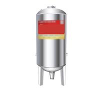 Serbatoio a Pressione Acciaio Inossidabile con Attacco per La Pulizia Dotato di Valvola di Sicurezza e Valvola di Depressione Base Rinforzata Serbatoio D'acqua Fornito con Vari Accessori(100L/40x95cm)