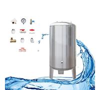 Serbatoio a pressione dell'acciaio inossidabile - stoccaggio dell'acqua pressurizzato della pompa verticale del pozzo, Unione di ingresso/uscita