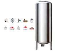 Serbatoio a Pressione dell'Acqua, Grande Serbatoio a Pressione Verticale in Acciaio Inox per Pozzi d'Acqua, 200 Litri (52,8 galloni) di stoccaggio Automatico dell'Acqua pressurizzata, Ideale