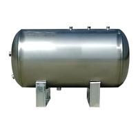 Serbatoio a Pressione in Acciaio Inossidabile, Serbatoio a Pressione Orizzontale per Pozzo D'acqua, Pompa per Pozzo Non Inclusa, per Pozzo, Pompa per Acqua di Rubinetto, Sistema di Irrigazione(50x115c
