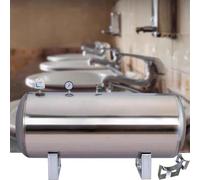 Serbatoio a pressione orizzontale di grandi dimensioni 65 80 130 galloni | Serbatoio dell'acqua pressurizzato in acciaio inossidabile for pompa di pozzo/sistema acqua(250L/66Gal(115x65cm/45x26in))