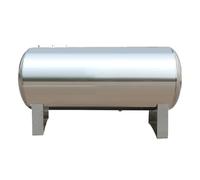 Serbatoio A Pressione Orizzontale In Acciaio Inox,stoccaggio Pressurizzato Automatico Dell'acqua Del Rubinetto,serbatoio A Pressione Del Sistema Del Pozzo for Casa, Il Giardino(500L/132Gal)
