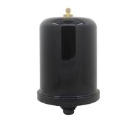 Serbatoio a pressione per acqua serbatoio a cuscino d'aria per pompa autoadescante aumento pressione autoclave domestica serbatoio di espansione acqua (nero 1.5L 178x20mm acciaio al carbonio)