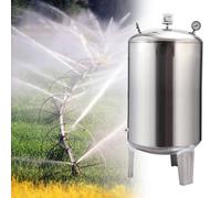 Serbatoio a Pressione per Acqua, Serbatoio a Pressione in Acciaio Inox da 160 Litri per irrigazione e Cura del Prato, Serbatoio a Membrana Verticale per Pompa per Pozzi Poco Profondi, soluzi