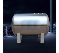 Serbatoio a Pressione per Acqua, Serbatoio a Pressione in Acciaio Inox da 200 Litri - Pompa di sovralimentazione Automatica Orizzontale per Acqua di pozzo per Uso Domestico, agricolo e indus