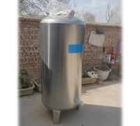 Serbatoio a Pressione per Acqua, Serbatoio a Pressione in Acciaio Inox da 79,3 galloni, Design Orizzontale in Acciaio Inox 304, Soluzione di stoccaggio pressurizzato Durevole, Ideale per Uso