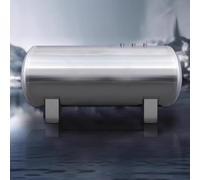 Serbatoio a Pressione per Acqua, Serbatoio a Pressione Orizzontale in Acciaio Inox 304, Kit Serbatoio a Pressione per Acqua di pozzo da 160 Litri per Pompa per pozzo, Pulizia Industriale, ir