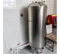 Serbatoio a Pressione per Acqua, Serbatoio Verticale per accumulo Acqua da 250 Litri (66 galloni) - Serbatoio a Pressione per pozzo per Giardino, Fattoria, Cucina, Garage - Resistente, Kit d