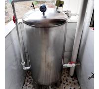 Serbatoio a pressione verticale automatico per pozzo, serbatoio pressione dell'acqua da 16 Gall-180 gal, serbatoio a pressione dell'acqua in acciaio inox 304 con porta di pulizia/set completo (700 l