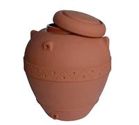 SERBATOIO ACQUA, ALIMENTI IN POLIETILENE ORCIO COLOR TERRACOTTA, ANFORA DA GIARDINO (300 litri)