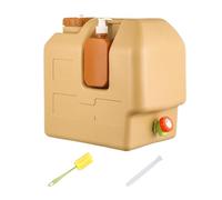 Serbatoio 'acqua da campeggio da 20 l, grande dispenser per attrezzi, rubinetto per escursionismo, picnic, viaggi di sopravvivenza, viaggi con zaino in spalla, serbatoio da 20 l, grande