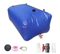 Serbatoio Acqua Pieghevole 110L, Sacco Acqua Morbido Resistente Alla Siccità, Portatile per Campeggio e Irrigazione - Materiale PVC Ecologico, Resistente al Freddo e Ai Raggi UV, (50 litri)