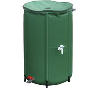 SERBATOIO ACQUA PIOVANA PIEGHEVOLE 250 LITRI 88XØ60 CM PLASTICA RESISTENTE PER G