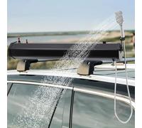 Serbatoio Acqua Portatile Pressurizzato per Veicoli - Serbatoio 18L/30L Montabile su Portapacchi | Doccia Solare da Campeggio, Lavaggio Auto e Attività Outdoor,30L