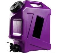 Serbatoio Acqua Potabile 12L per portatile per sicuro Serbatoio | Rubinetto stabile, flusso controllato, gorgoglii, ideale per campeggio, trekking outdoor(Purple 12L)