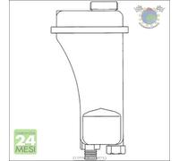 Serbatoio acqua radiatore Mahle per BMW Z3 E36 2.8 7 E38 728 5 E39 528 523 520