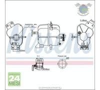 Serbatoio acqua radiatore Nissens per CHEVROLET SPARK