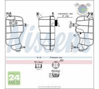 Serbatoio acqua radiatore Nissens per FORD FIESTA PUMA