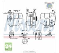 Serbatoio acqua radiatore Nissens per OPEL ASTRA J H