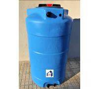 SERBATOIO ACQUA VERTICALE POLIETILENE BLU POTABILE Litri 500 Lt ELBI CV